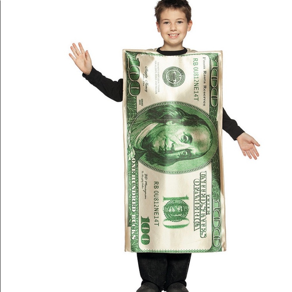 100 dollars costume